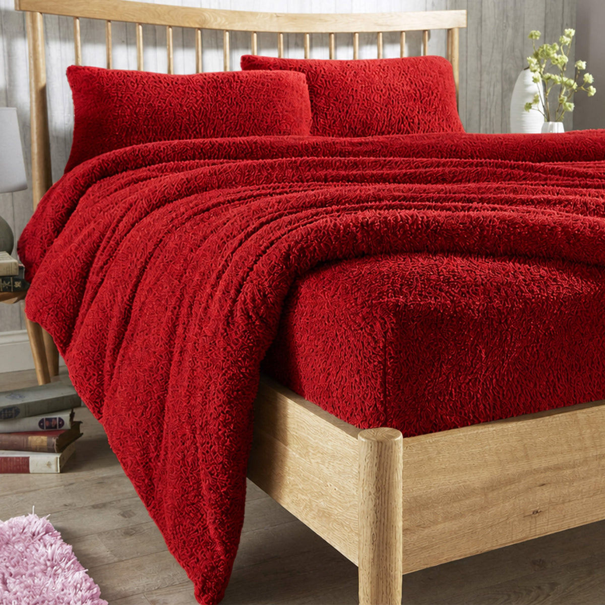 OLIVIA ROCCO Teddy Fleece Extra Deep Fitted Sheet Plush Soft Winter Bedding Snug Elastic – product image 10 of 10