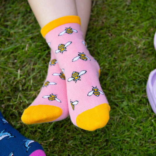 Bumblebee Matching Bamboo Socks (Adult & Child) – product image 2 of 6