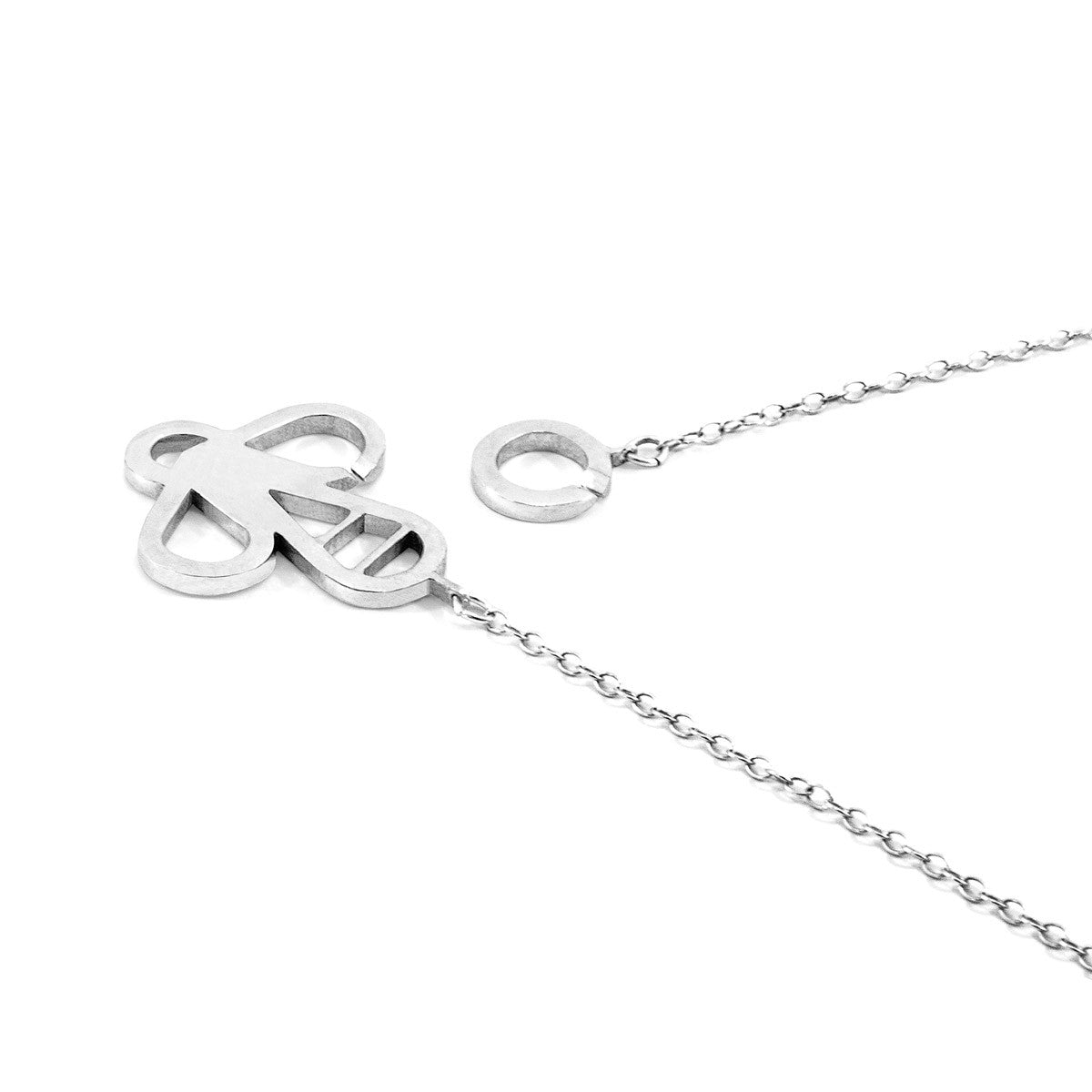 Tourists Anchor Link Paradise Silver Necklace Pendant – product image 8 of 8