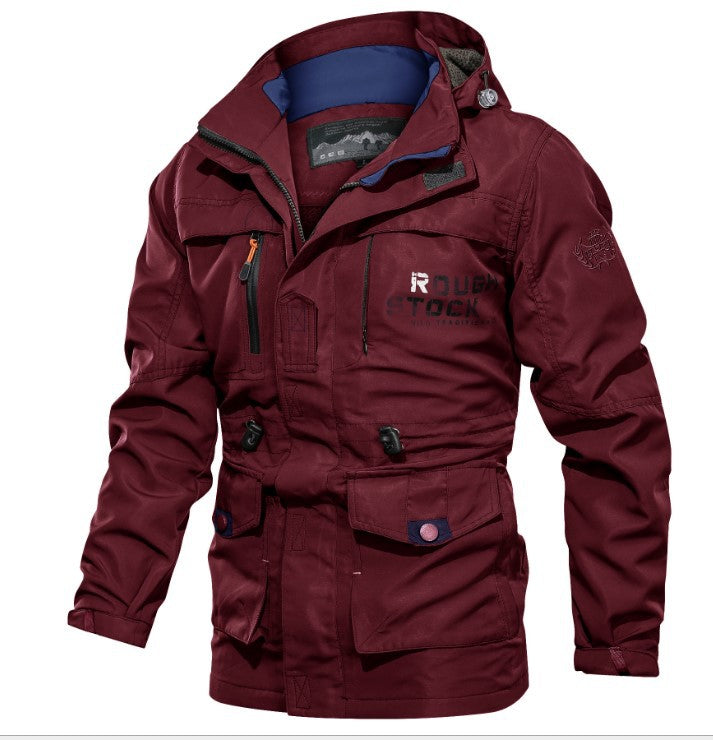 Men's Longline Hooded Outdoor Jacket – product image 9