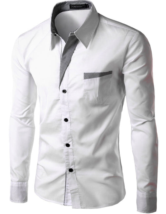 Men's Simple Long-Sleeve Shirt – product image 2