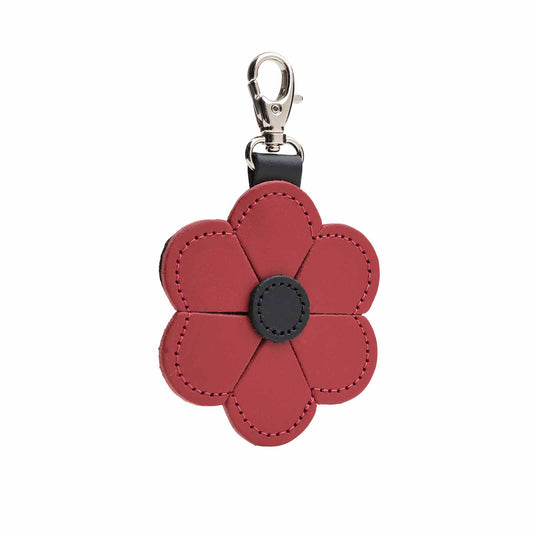 Flower bag charm - Red Poppy – product image 2 of 2