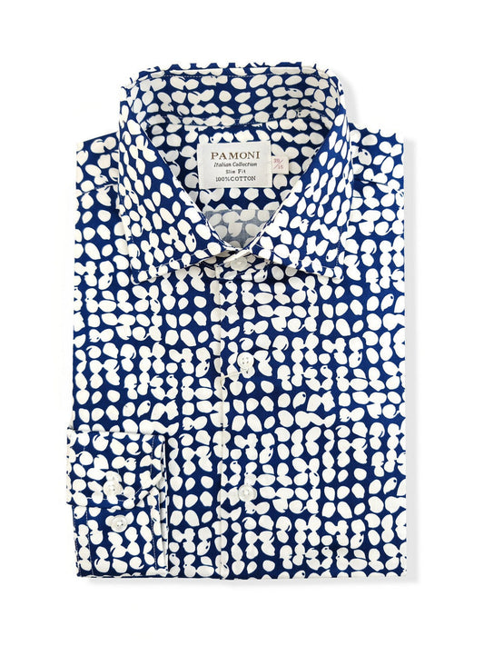 Blue and White Checkered Print Shirt – product image 2