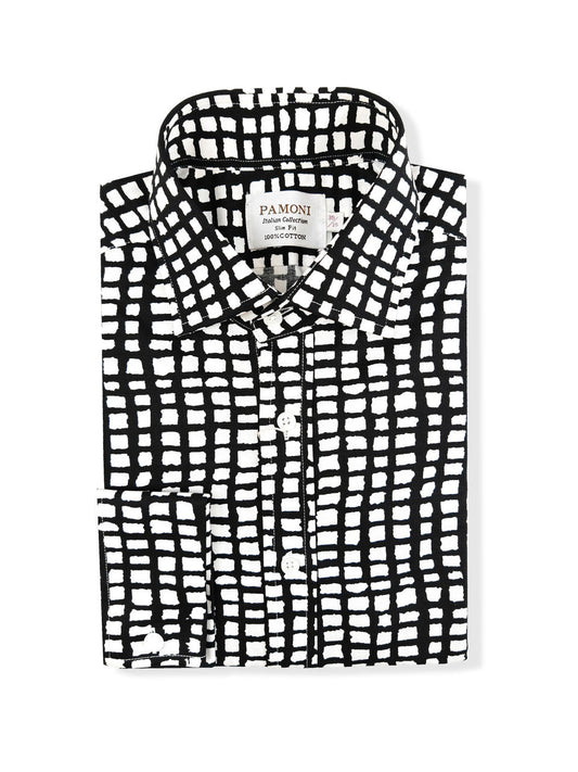 Black and White Checkered Shirt – product image 2