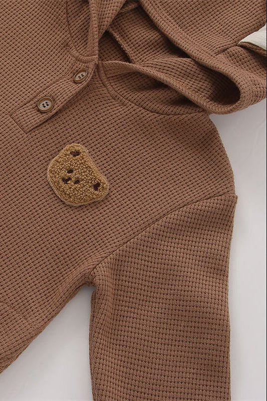 The Pointy Bear Knitted Hooded Playsuit – product image 2 of 5