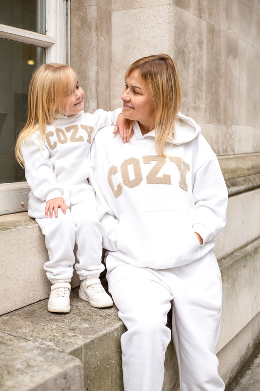 COZY Adult Tracksuit Off-White – product image 2 of 2