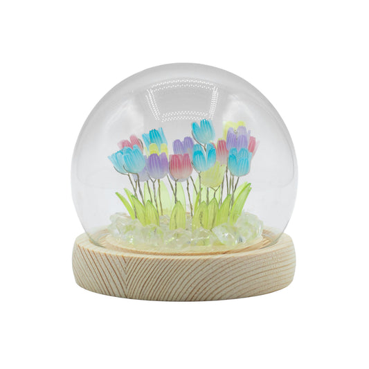 Floral Glow Garden Dome - 20 Multi Tulips - LED USB – product image 2 of 7