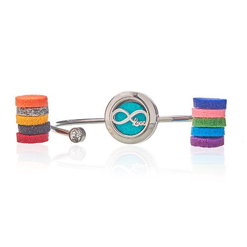 Aromatherapy Jewellery Crystal Bracelet - Infinite Love - 20mm – product image 2 of 7