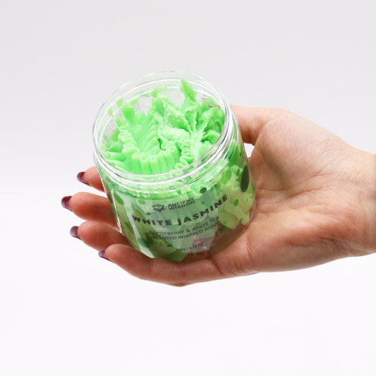 Gooseberry & White Tea Whipped Soap 120g – product image 2 of 3