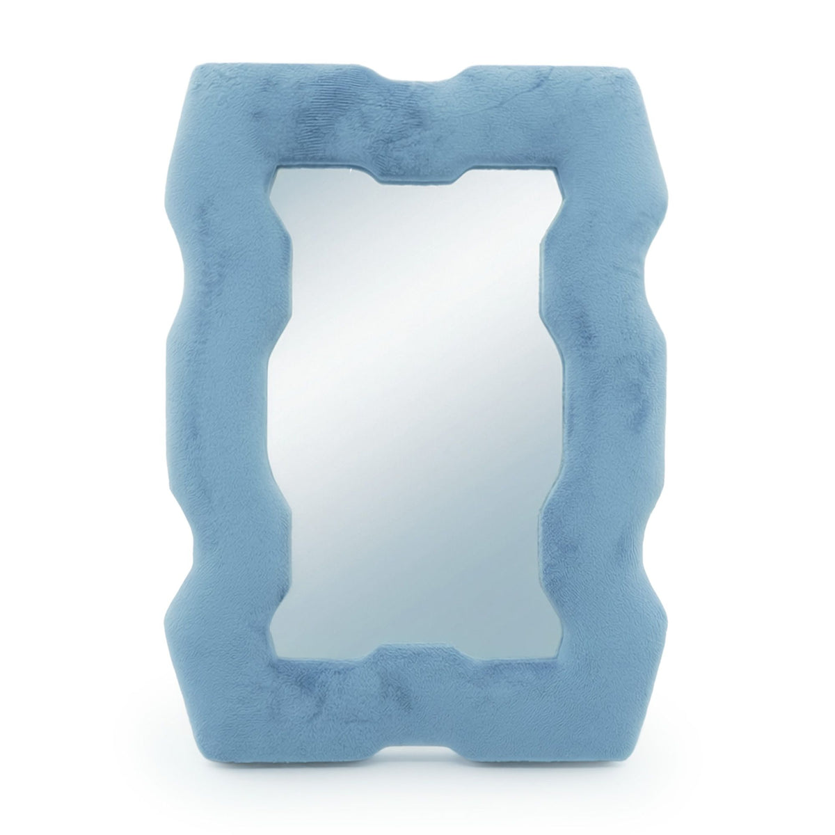 Soft Squiggly Mirror – Chunky Frame – Royal Blue (30.5x22.5x2.3cm) – product image 6 of 6