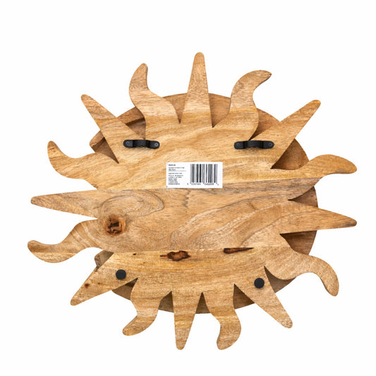 Sunrays & Moon 3 Tier Wall Shelf – product image 2 of 3