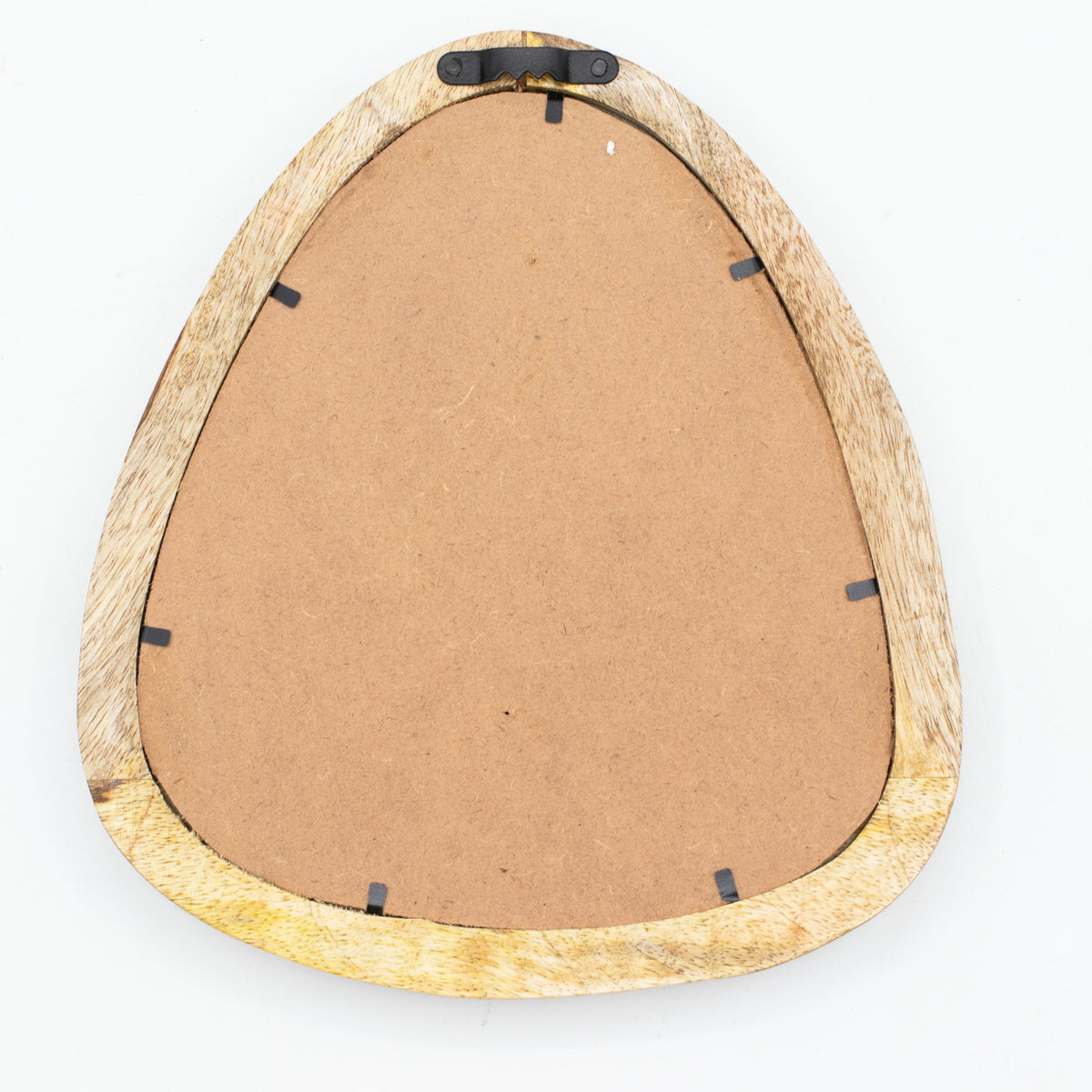 Set of 3 Pebble Shaped Mirrors - Light Wood Finish – product image 9 of 9