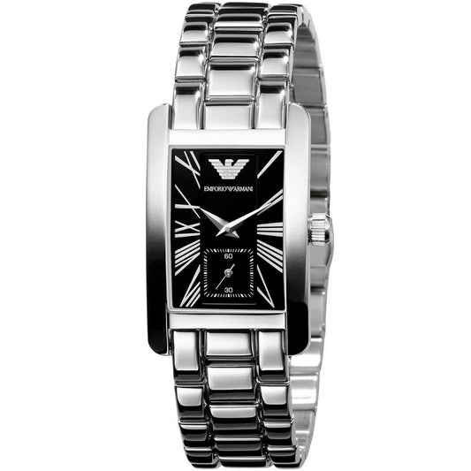 Emporio Armani AR0157 Classic Women's Rectangular Silver Watch – product image 2 of 7