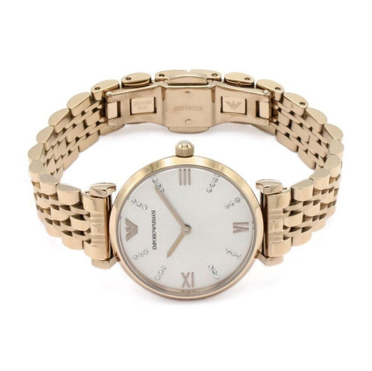 Emporio Armani AR11059 Gianni T-Bar Rose Gold Watch – product image 2 of 7