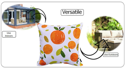 OLIVIA ROCCO Summer Fruits Waterproof Cushion Covers 43 x 43 cm Reversible Indoor Outdoor – product image 2 of 7