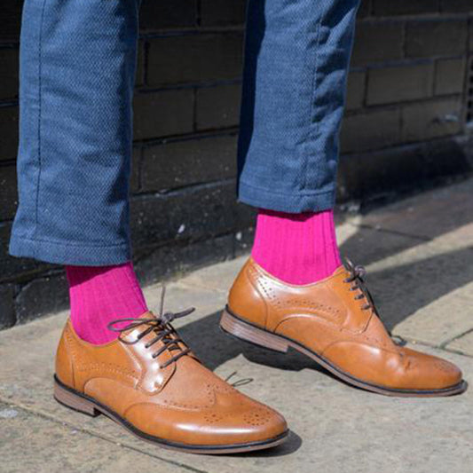 Cerise Bamboo Socks (Comfort Cuff) – product image 2 of 4