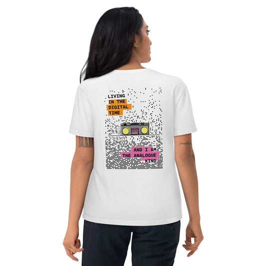 Boombox Digital Time x Analogue Kind Organic Cotton T-Shirt – product image 2 of 10