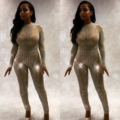 Women's Embellished Mesh Jumpsuit – product image 5