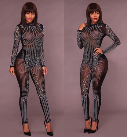 Women's Embellished Mesh Jumpsuit – product image 4