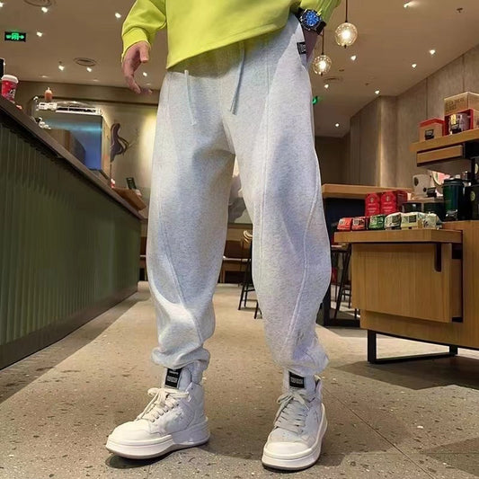 Men's Loose-Fit Cuffed Harem Trousers – product image 2