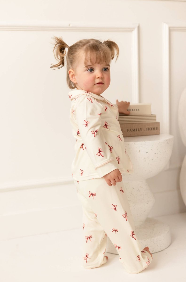 Mini COZY Rosy Ribbon Pyjamas Set – product image 1 of 5