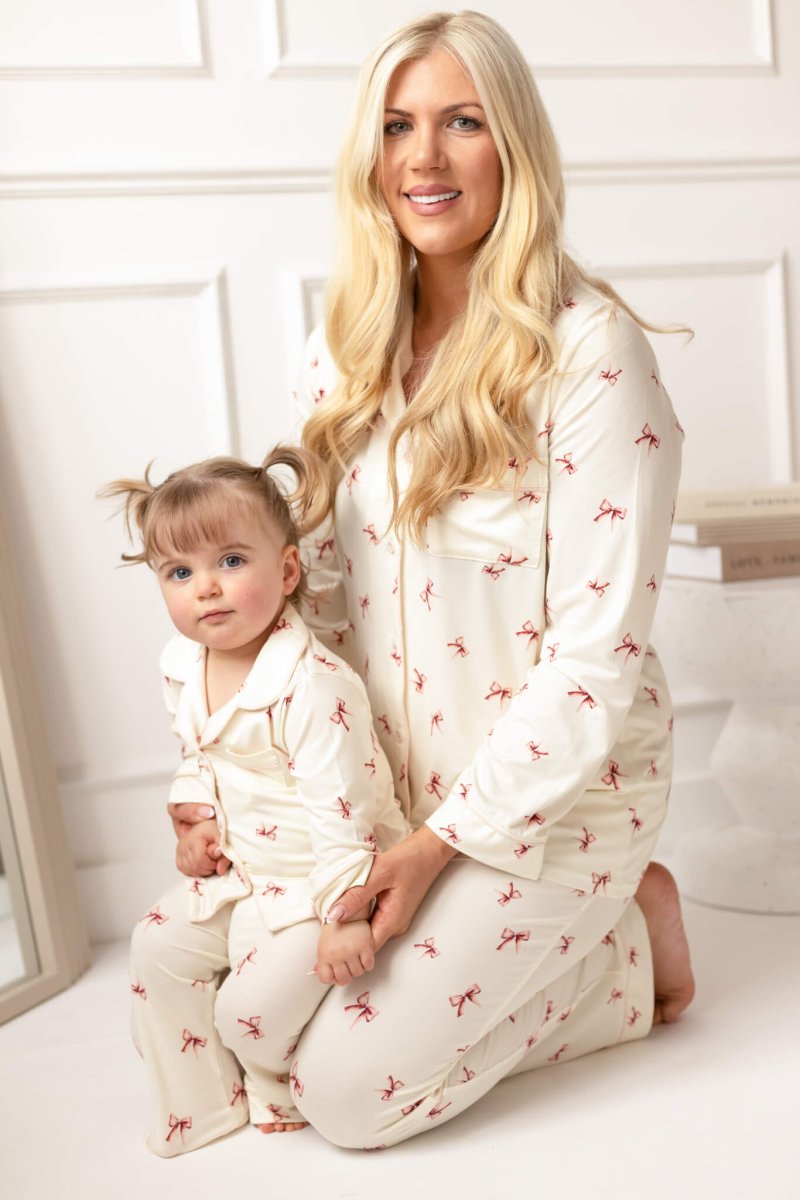 Mini COZY Rosy Ribbon Pyjamas Set – product image 5 of 10