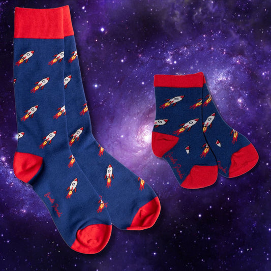 Rocket Matching Bamboo Socks (Adult & Child) – product image 1 of 5