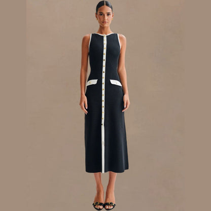 Knitted Elegant Sleeveless Dress For Women - product image 3 of 9