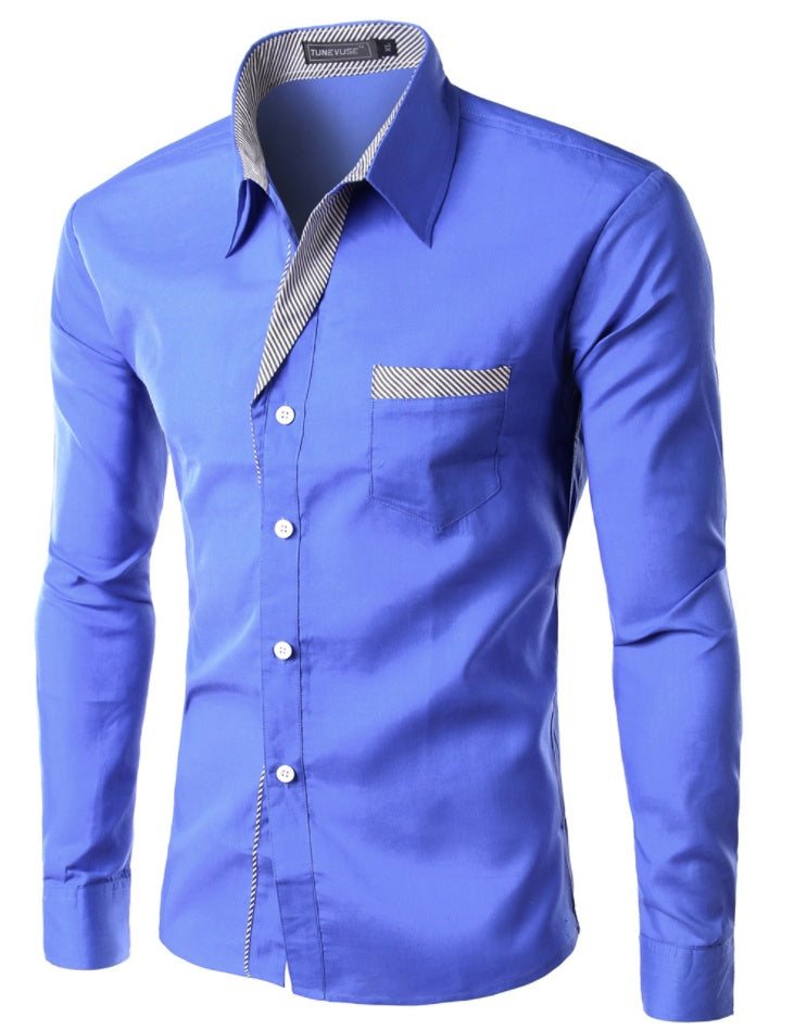 Men's Simple Long-Sleeve Shirt – product image 12