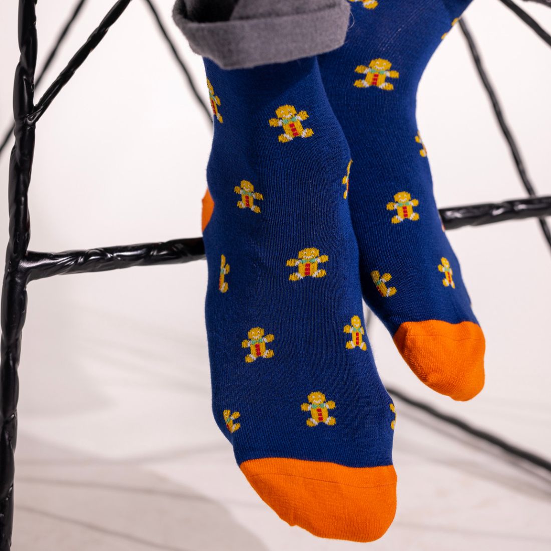 Gingerbread Men Matching Bamboo Socks (Adult & Child) – product image 4 of 4