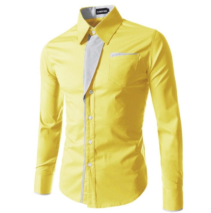 Men's Simple Long-Sleeve Shirt – product image 3