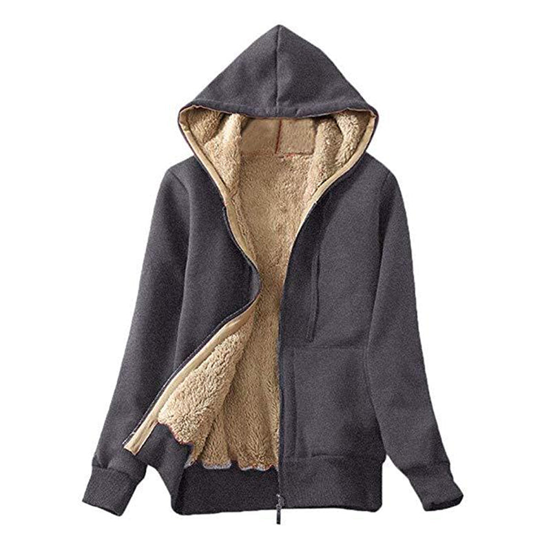 Long-sleeved sweater plush coat – product image 7