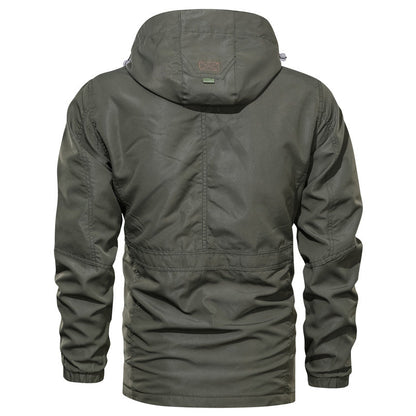Men's Longline Hooded Outdoor Jacket – product image 4