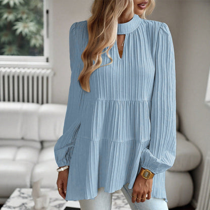 Women's Puff-Sleeve A-Line Shirt – product image 2