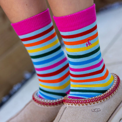 Pastel Striped Bamboo Socks – product image 7 of 7