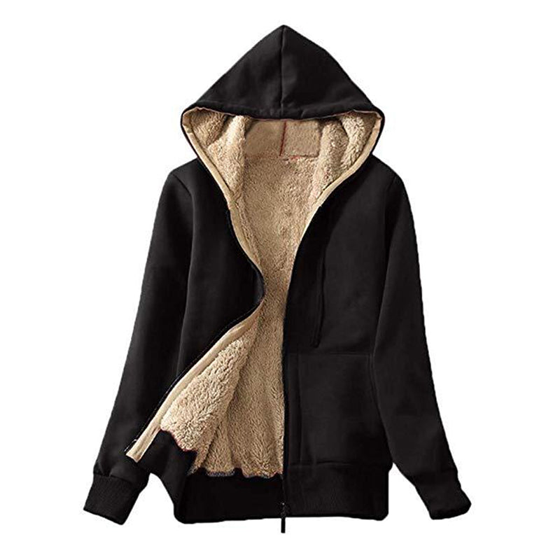 Long-sleeved sweater plush coat – product image 6