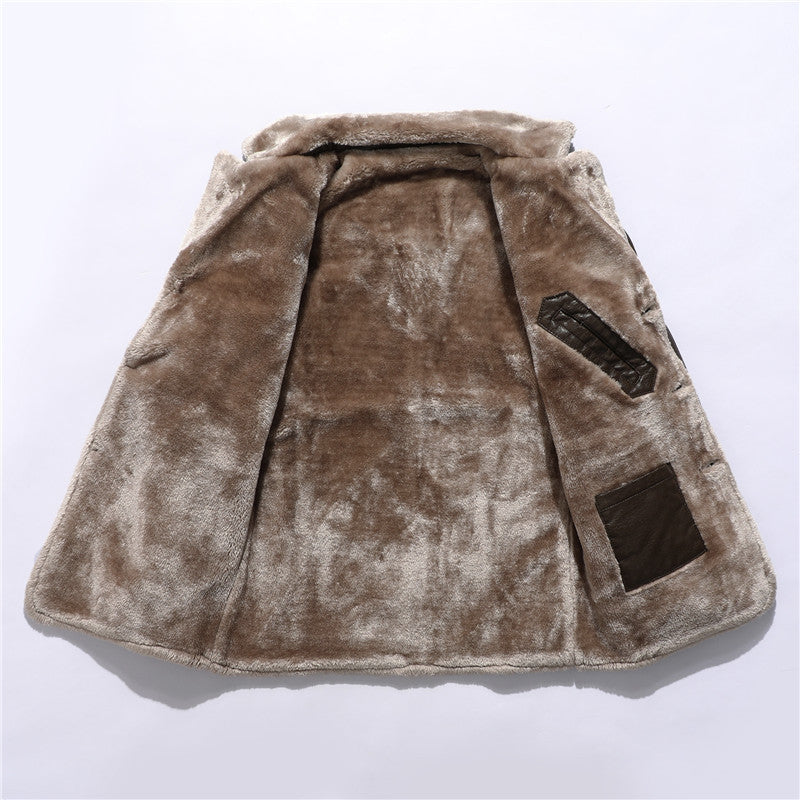 Men's Fleece-Lined Lapel Jacket – product image 4