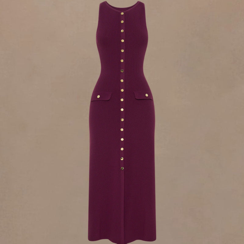 Knitted Elegant Sleeveless Dress For Women - product image 8 of 9