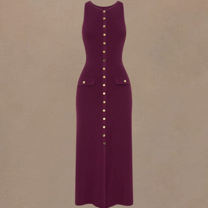 Knitted Elegant Sleeveless Dress For Women - product image 8 of 9