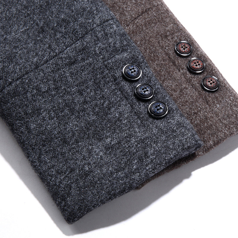 Men's Mid-Length Wool-Blend Trench Coat – product image 3