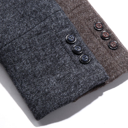 Men's Mid-Length Wool-Blend Trench Coat – product image 3