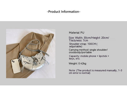 Crescent Rivet Shoulder Bag – product image 7
