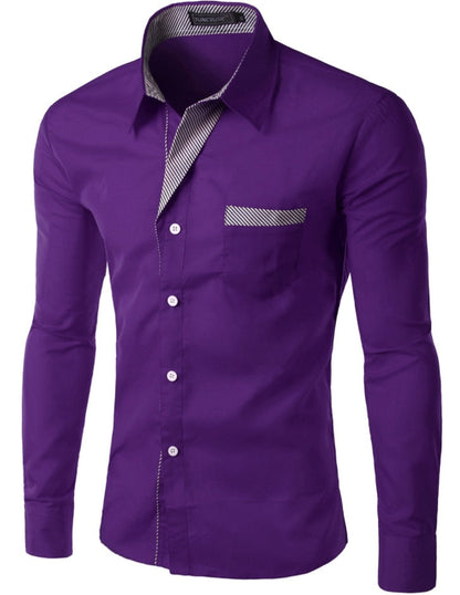 Men's Simple Long-Sleeve Shirt – product image 16