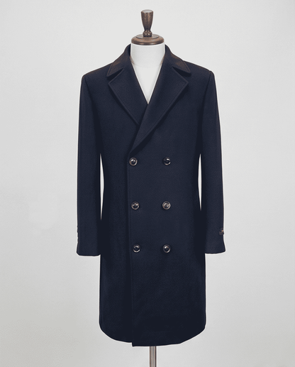 Classic Double-Breasted Wool Blend Overcoat – product image 3 of 4
