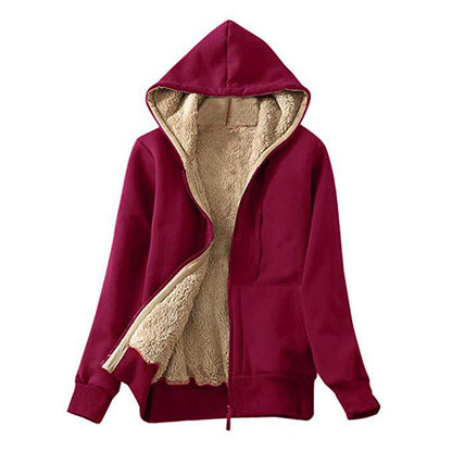 Long-sleeved sweater plush coat – product image 8