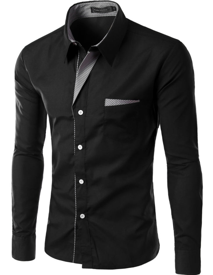 Men's Simple Long-Sleeve Shirt – product image 11