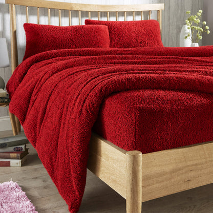 OLIVIA ROCCO Teddy Fleece Extra Deep Fitted Sheet Plush Soft Winter Bedding Snug Elastic – product image 10 of 10