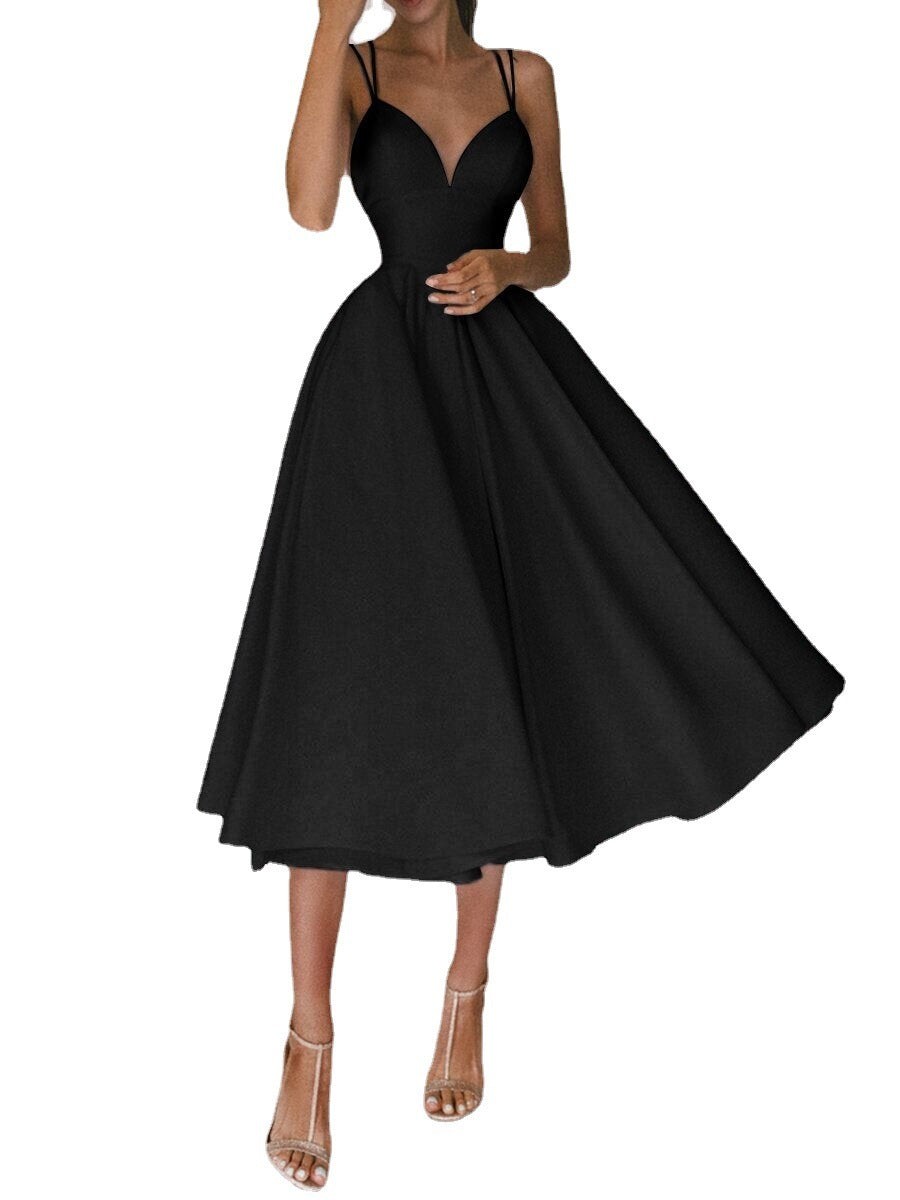 Women's V-Neck A-Line Maxi Dress – product image 9