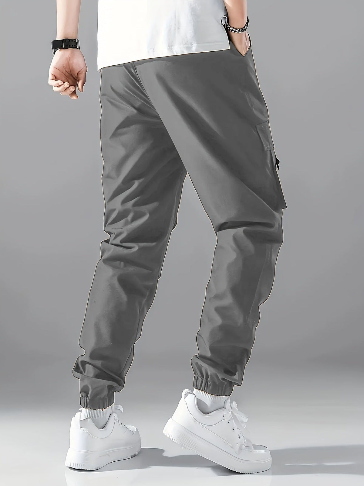 Straight Ankle Tied Wear-resistant Overalls Casual Pants – product image 9
