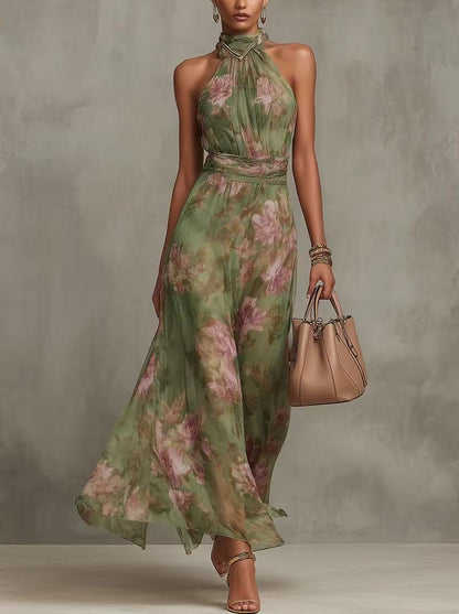 Resort-style Waist-cinching Figure-flattering Dress - product image 3 of 4